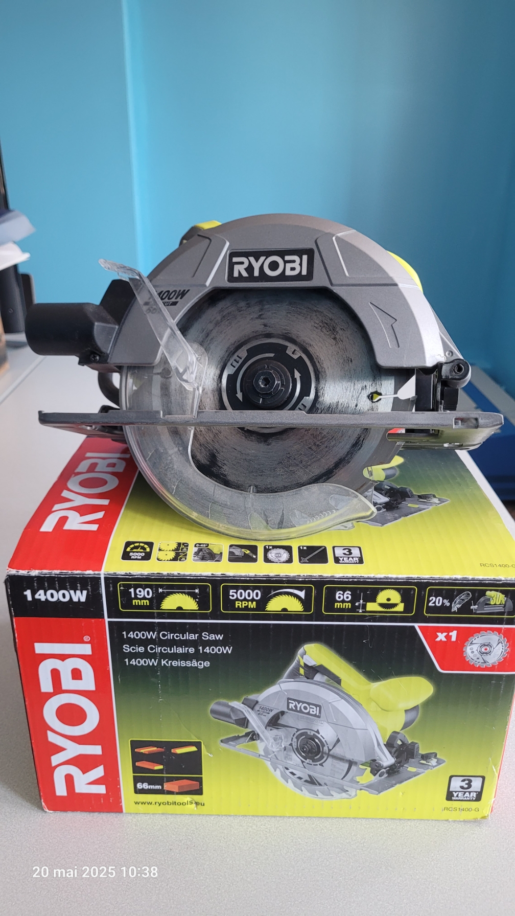 Scie circulaire 1400W